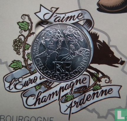 Frankrijk 10 euro 2012 "Champagne - Ardenne" - Afbeelding 3