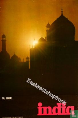 India Taj Mahal  Zonsondergang