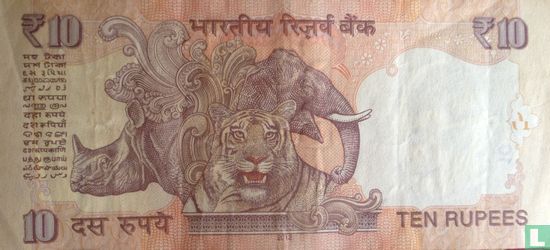 India 10 Rupees 2012 (A) - Afbeelding 2
