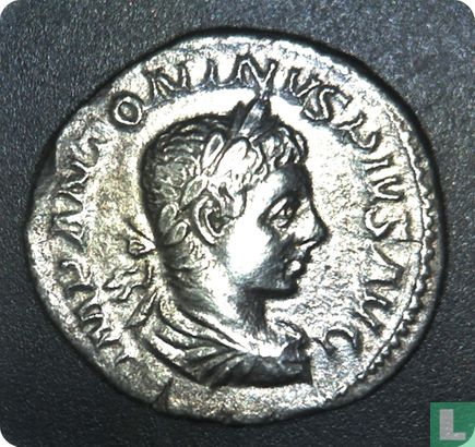 Romeinse Rijk, AR Denarius, 218 - 222 AD, Elagabalus, Rome, 220 AD - Afbeelding 1