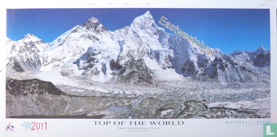Nepal Top of the World . Toerisme Poster Mount Everest
