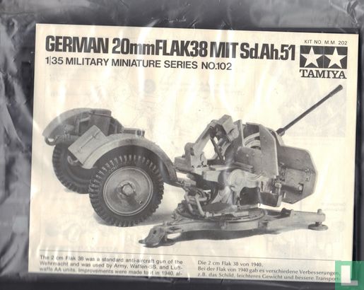 German 20mm Flak38 mit  Sd.Ah.51 - Afbeelding 3