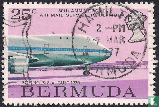50 years of airmail to Bermuda