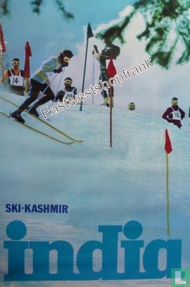 India ski Kashmir Toerisme poster 