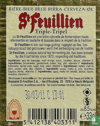 St. Feuillien Triple-Tripel - Image 2