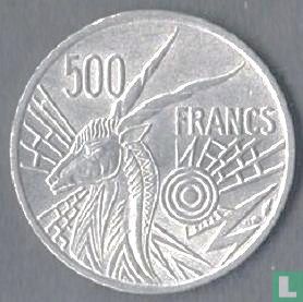 Central African States 500 francs 1977 (C) - Image 2