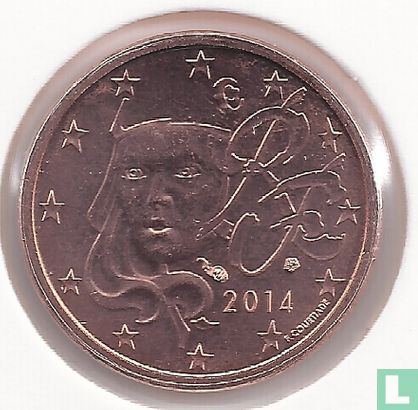 France 1 cent 2014 - Image 1
