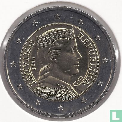 Letland 2 euro 2014 - Afbeelding 1