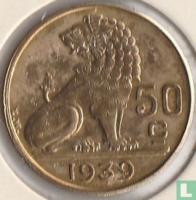 Belgique 50 centimes 1939 - Image 1