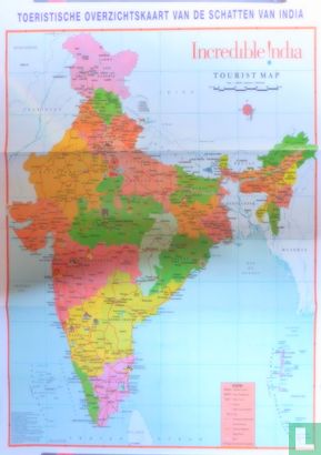 Incredible India ! Tourist Map 