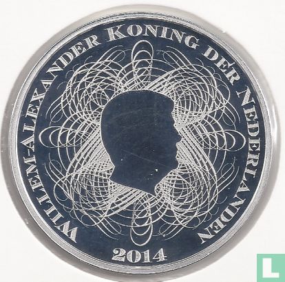 Netherlands 5 euro 2014 (PROOF - colourless) "200 years of the Central Netherlands Bank" - Image 1