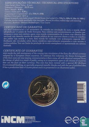 Portugal 2 euro 2012 (folder) "10 years of euro cash" - Afbeelding 2