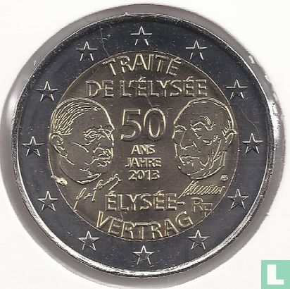 Frankreich 2 Euro 2013 "50th Anniversary of the Élysée Treaty" - Bild 1