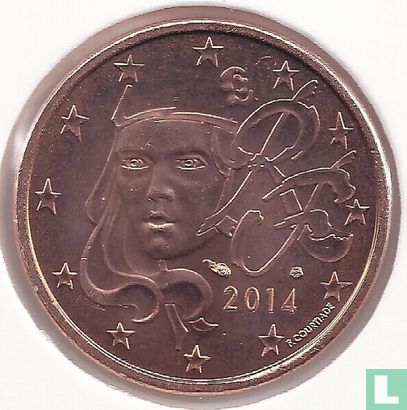 Frankrijk 5 cent 2014 - Afbeelding 1