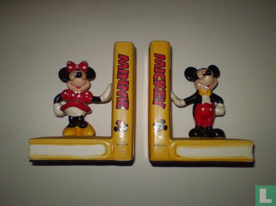 Mickey Mouse & Minnie Mouse boekensteunen - Image 1