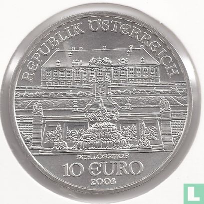Oostenrijk 10 euro 2003 "Schloss Hof Castle" - Afbeelding 1