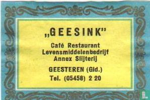 Geesink Café Restaurant