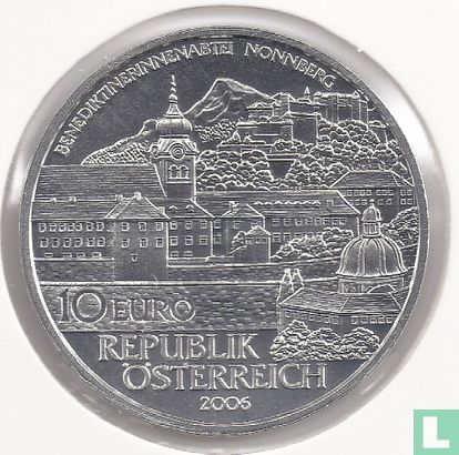 Oostenrijk 10 euro 2006 (special UNC) "Nonnberg Abbey" - Afbeelding 1