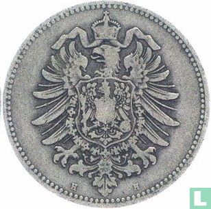 Empire allemand 1 mark 1875 (H) - Image 2