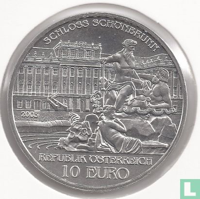 Österreich 10 Euro 2003 "Schönbrunn Palace" - Bild 1