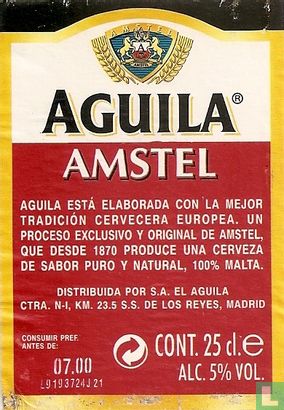 Aguila Amstel 25cl - Image 2
