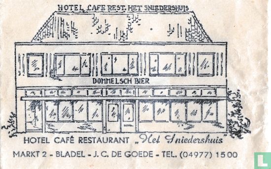 Hotel Café Restaurant "Het Sniedershuis" - Afbeelding 1