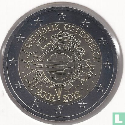 Österreich 2 Euro 2012 "10 years of euro cash" - Bild 1