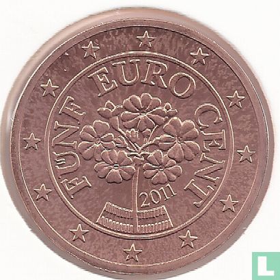 Austria 5 cent 2011 - Image 1
