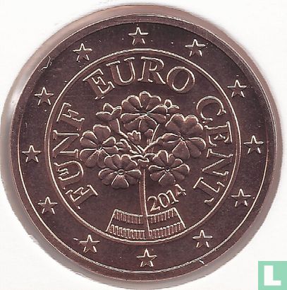 Oostenrijk 5 cent 2014 - Afbeelding 1