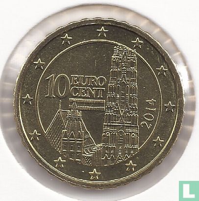 Oostenrijk 10 cent 2014 - Afbeelding 1