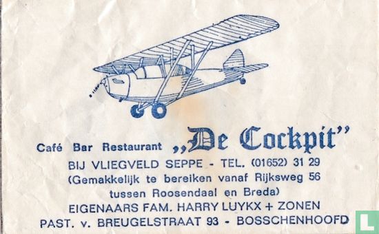 Café Bar Restaurant "De Cockpit"  - Afbeelding 1