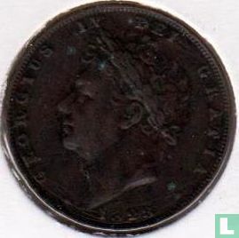 Royaume-Uni 1 farthing 1828 - Image 1
