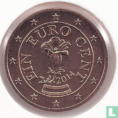 Österreich 1 Cent 2014 - Bild 1