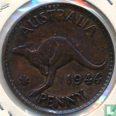 Australia 1 penny 1944 (With point) - Image 1