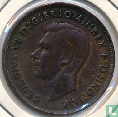 Australië 1 penny 1944 (Met punt) - Afbeelding 2