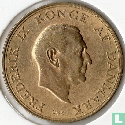 Denmark 1 crown 1956 - Image 2
