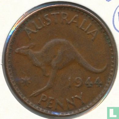 Australie 1 penny 1944 (sans point) - Image 1