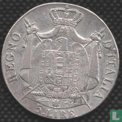 Kingdom of Italy 5 lire 1810 (B) - Image 2