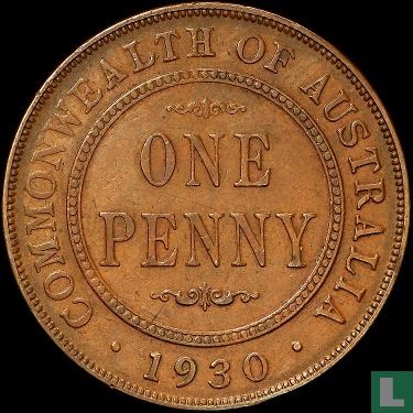 Australien 1 Penny 1930 (Englische Rückseite) - Bild 1