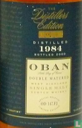 Oban 1984 Distillers Edition - Afbeelding 3
