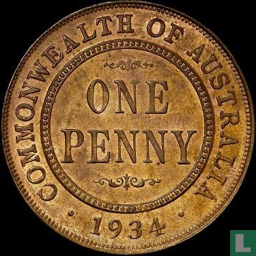 Australia 1 penny 1934 - Image 1