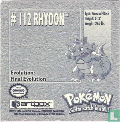# 112 Rhydon - Afbeelding 2
