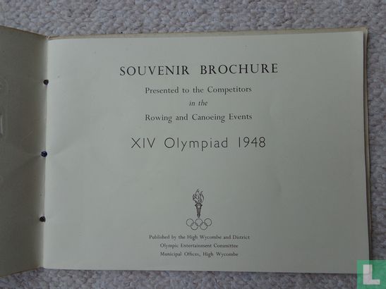 XIV Olympiad 1948 - Souvenir brochure  - Bild 2