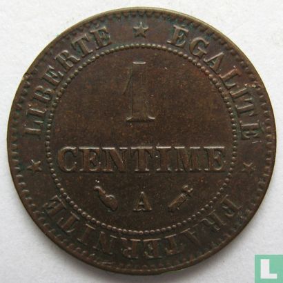 France 1 centime 1895 - Image 2