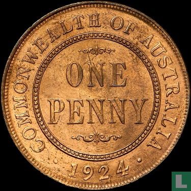 Australie 1 penny 1924 (reverse anglais) - Image 1