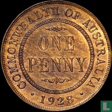 Australia 1 penny 1928 - Image 1