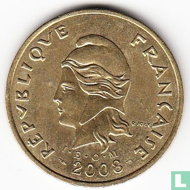 Frans-Polynesië 100 francs 2008 - Afbeelding 1