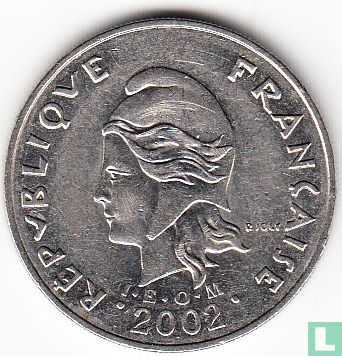 Frans-Polynesië 20 francs 2002 - Afbeelding 1