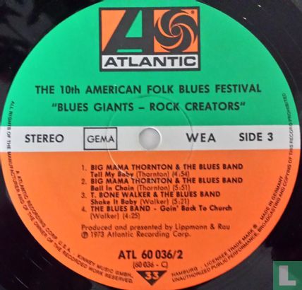 The 10th American Folk Blues Festival 'Blues Giants - Rock Creators'  - Image 3
