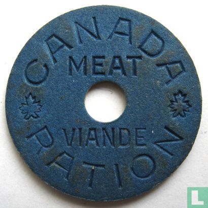 Canada Meat Ration token - Afbeelding 1